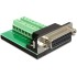Delock Terminal block > D-Sub 15 pin Gameport female