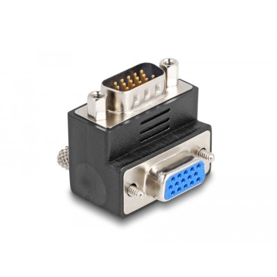 Delock Adapter VGA male to female 270° angled