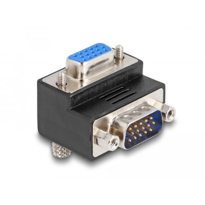 Delock Adapter VGA male to female 270° angled 2