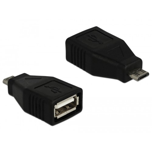 Delock Adapter USB 2.0 Type Micro-B male > USB 2.0 Type-A male