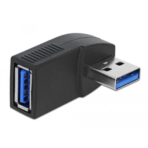 Delock Adapter USB 3.0 male-female angled 90° horizontal