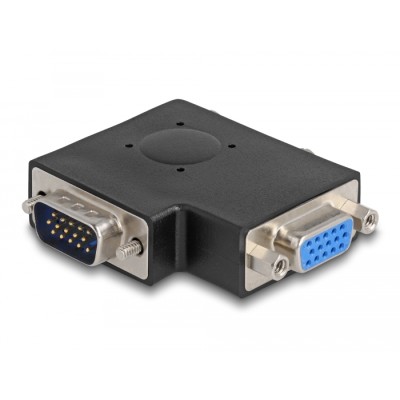 Delock Adapter VGA male  VGA female 90° sideways angled