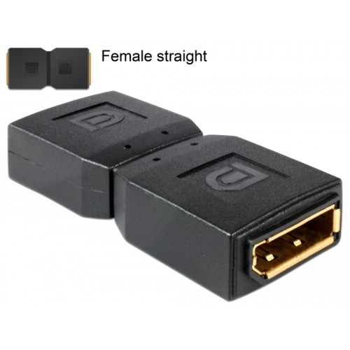 Delock Adapter DisplayPort female  DisplayPort female Gender Changer
