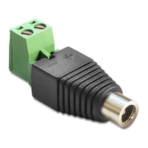 Delock Adapter DC 5.5 x 2.1 mm female  Terminal Block 2 pin 2-part