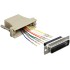 Delock D-Sub 25 Pin male  RJ45 female assembly kit