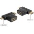 Delock Adapter HDMI-A female > HDMI-C + HDMI-D male