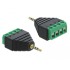 Delock Adapter Stereo plug 2.5 mm  Terminal Block 4 pin