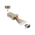 Delock Adapter D-Sub 9 Pin male  RJ45 female assembly kit