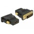 Delock Adapter DVI 24+1 pin male  HDMI female - bidirectional