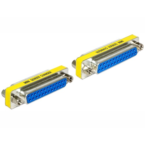 Delock D-Sub 25 pin female  female Gender Changer