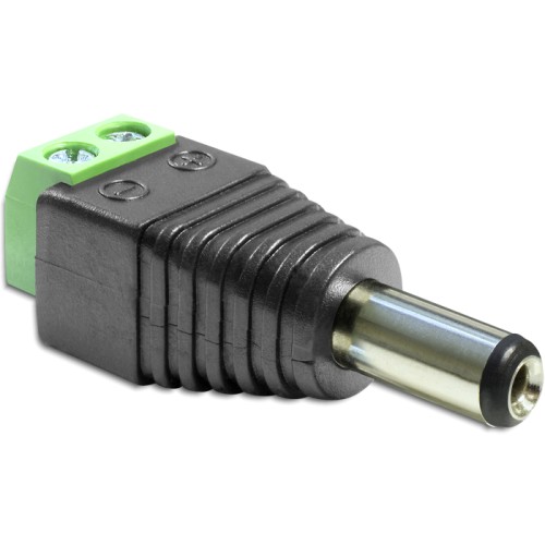 Delock Adapter DC 5.5 x 2.5 mm male  Terminal Block 2 pin