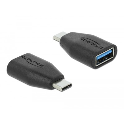 Delock Adapter SuperSpeed USB 10 Gbps (USB 3.1 Gen 2) USB Type-C™ male  Type-A female