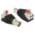 Delock Adapter BNC female  Terminal Block with push button 2 pin