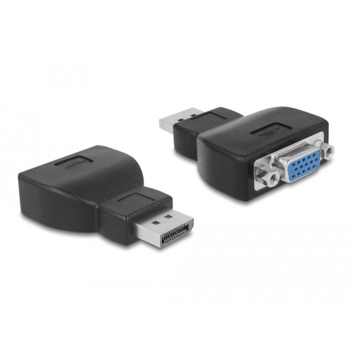 Delock Adapter DisplayPort 1.2 male > VGA female black