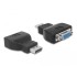 Delock Adapter DisplayPort 1.2 male > VGA female black