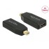 Delock Adapter mini DisplayPort 1.2 male  HDMI female 4K Passive black