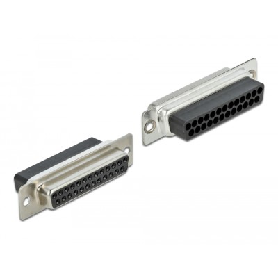 Delock D-Sub 25 pin female to RJ45 female Assembly Kit grey 2