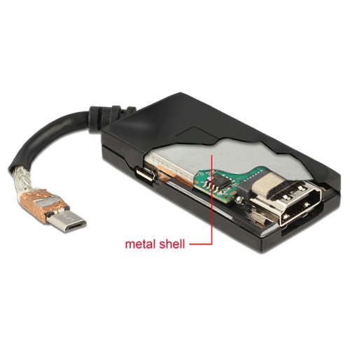 Delock MHL 3.0 Adapter > High Speed HDMI with 4K Ultra-HD Resolution and RCP Premium