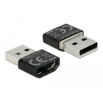 Delock Adapter HDMI-A female  USB Type-A male black