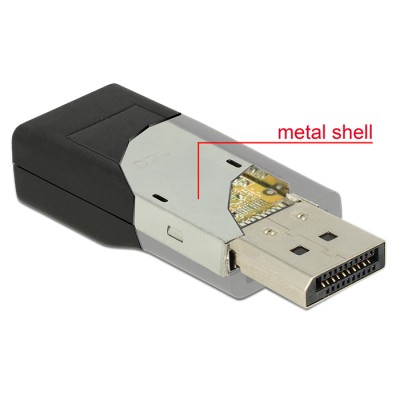 Delock Adapter DisplayPort 1.2 male  HDMI female 4K Passive black 2