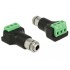 Delock Terminal block 3 pin  stereo jack female 3.5 mm for installation