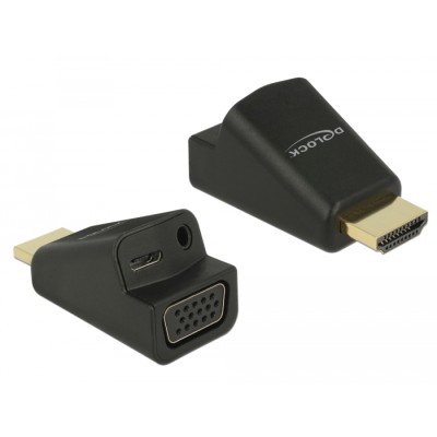 Delock Adapter HDMI-A male > VGA female with Audio