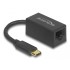 Delock USB Type-C™ Network Adapter Gigabit LAN 1 x RJ45 compact black