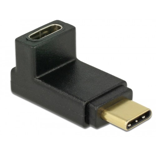 Delock Adapter SuperSpeed USB 10 Gbps (USB 3.1 Gen 2) USB Type-C™ male  female angled up / down
