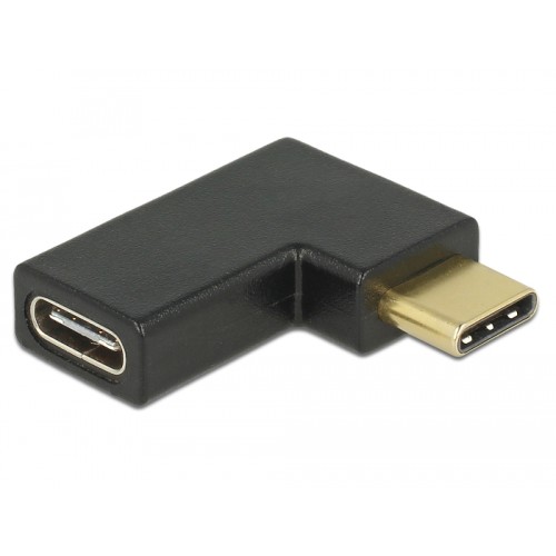 Delock Adapter SuperSpeed USB 10 Gbps (USB 3.1 Gen 2) USB Type-C™ male  female angled left / right