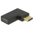 Delock Adapter SuperSpeed USB 10 Gbps (USB 3.1 Gen 2) USB Type-C™ male  female angled left / right