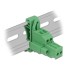 Delock Terminal block set for DIN rail 2 pin with screw lock