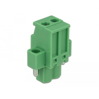 Delock Terminal block set for DIN rail 2 pin with screw lock 2