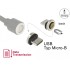 Delock Magnetic Adapter USB Type Micro-B male