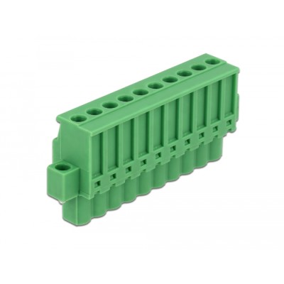 Delock Terminal block set for DIN rail 10 pin with screw lock 2