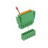 Delock Terminal block set for PCB 6 pin 3.81 mm pitch vertical