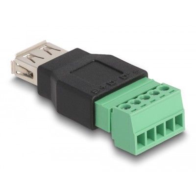 Delock USB 2.0 Type-A female to Terminal Block Adapter 2-part 2