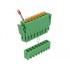 Delock Terminal block set for PCB 8 pin 3.81 mm pitch vertical