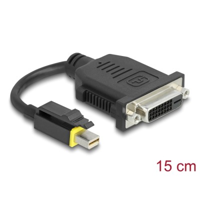 Delock Mini DisplayPort 1.1 to DVI adapter with latch passive