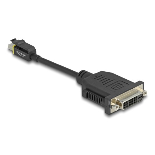 Delock Mini DisplayPort 1.1 to DVI adapter with latch passive