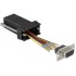Delock D-Sub 9 pin female to RJ45 female Assembly Kit black