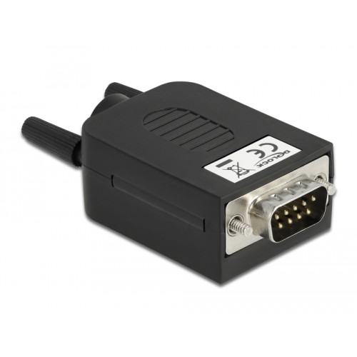 Delock D-Sub9 male to Terminal Block with Enclosure