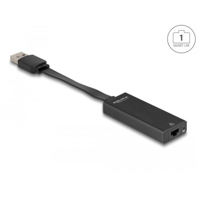 Delock USB Type-A Adapter to Gigabit LAN slim