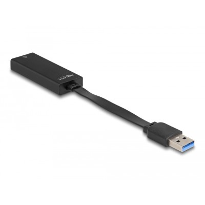 Delock USB Type-A Adapter to Gigabit LAN slim 2