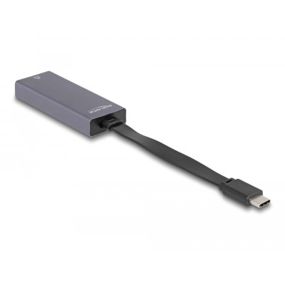 Delock USB Type-C™ Network Adapter 2.5 Gigabit LAN 1 x RJ45 slim 2