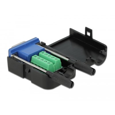 Delock VGA15 female to Terminal Block Adapter with Enclosure 2