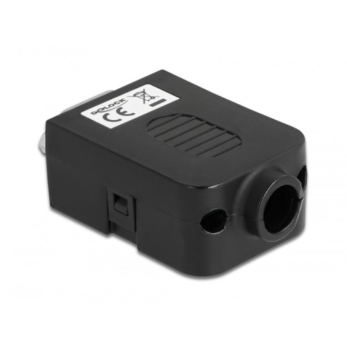 Delock D-Sub9 male to Terminal Block with Enclosure