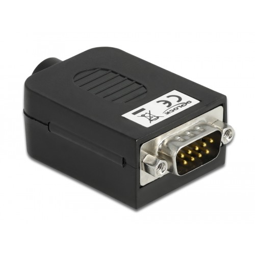Delock D-Sub9 male to Terminal Block with Enclosure