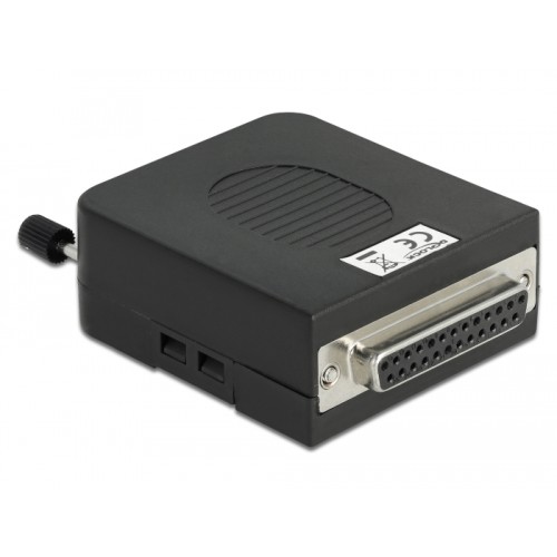 Delock D-Sub25 female to Terminal Block with Enclosure