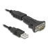 Delock Adapter USB 2.0 Type-A to 1 x Serial RS-422/485 DB9