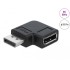 Delock DisplayPort 1.4 Adapter male to female 90° left angled 8K 60 Hz
